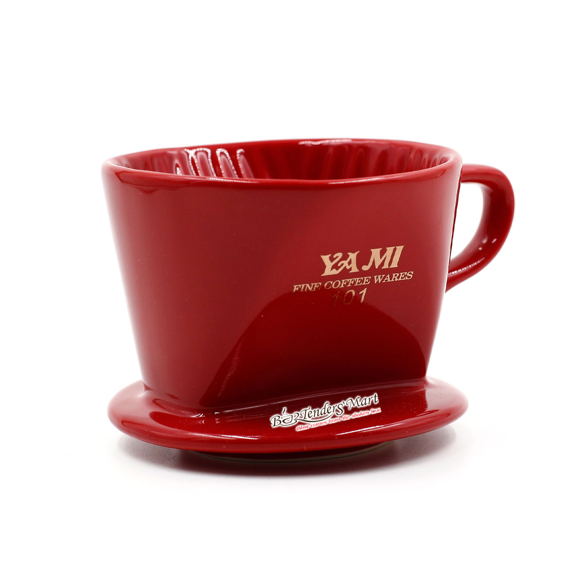 Phễu Lọc Cafe Màu Đỏ- Coffee Drip Ceramic 1-2 Cup